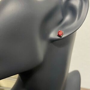 Red Crystal Earring / Rojo Cristal Aretes